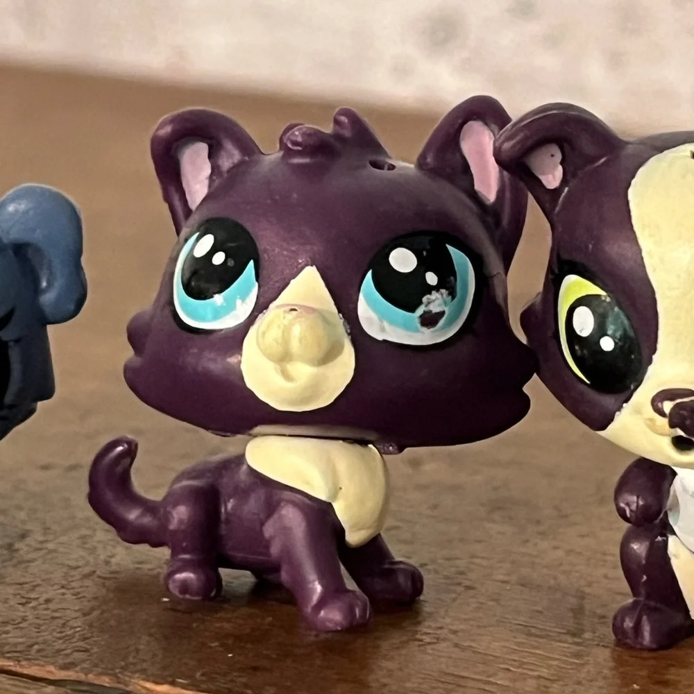 Mini Littlest Pet Shop Lot Of 3 Surprise‎ Families Cat Bear Dog